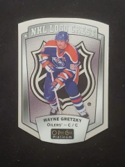2016-17 O-Pee-Chee Platinum NHL Logo Crest Die Cut #NHLLD-1 Wayne Gretzky